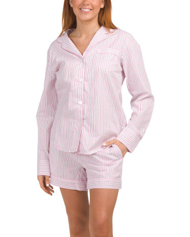 2pc Cotton Twill Pajama Set | Clothing | Marshalls | Marshalls