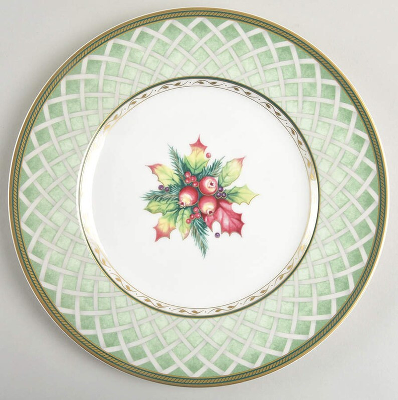 Fitz & Floyd 'Winter Holiday' Salad Plate | Etsy (US)