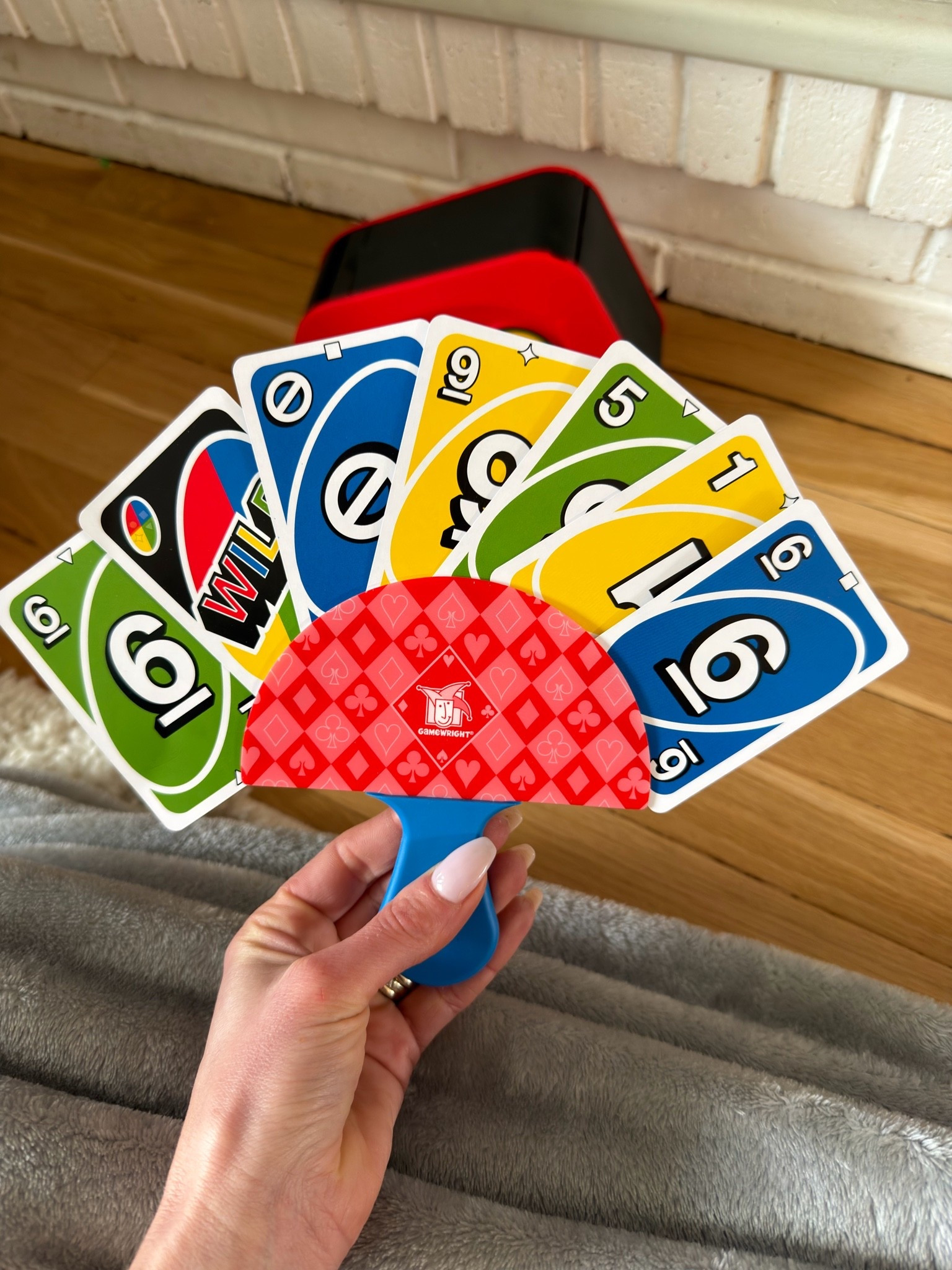 Must have if you have kids that love playing cards but can’t hold them all 😂

#kidsgames #kidscardsgame

#LTKKids #LTKmomlife