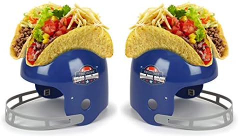 Funwares Touchdown Taco Holder - Football Helmet Taco Stand and Snack Bowl - Set of 2 | Amazon (US)