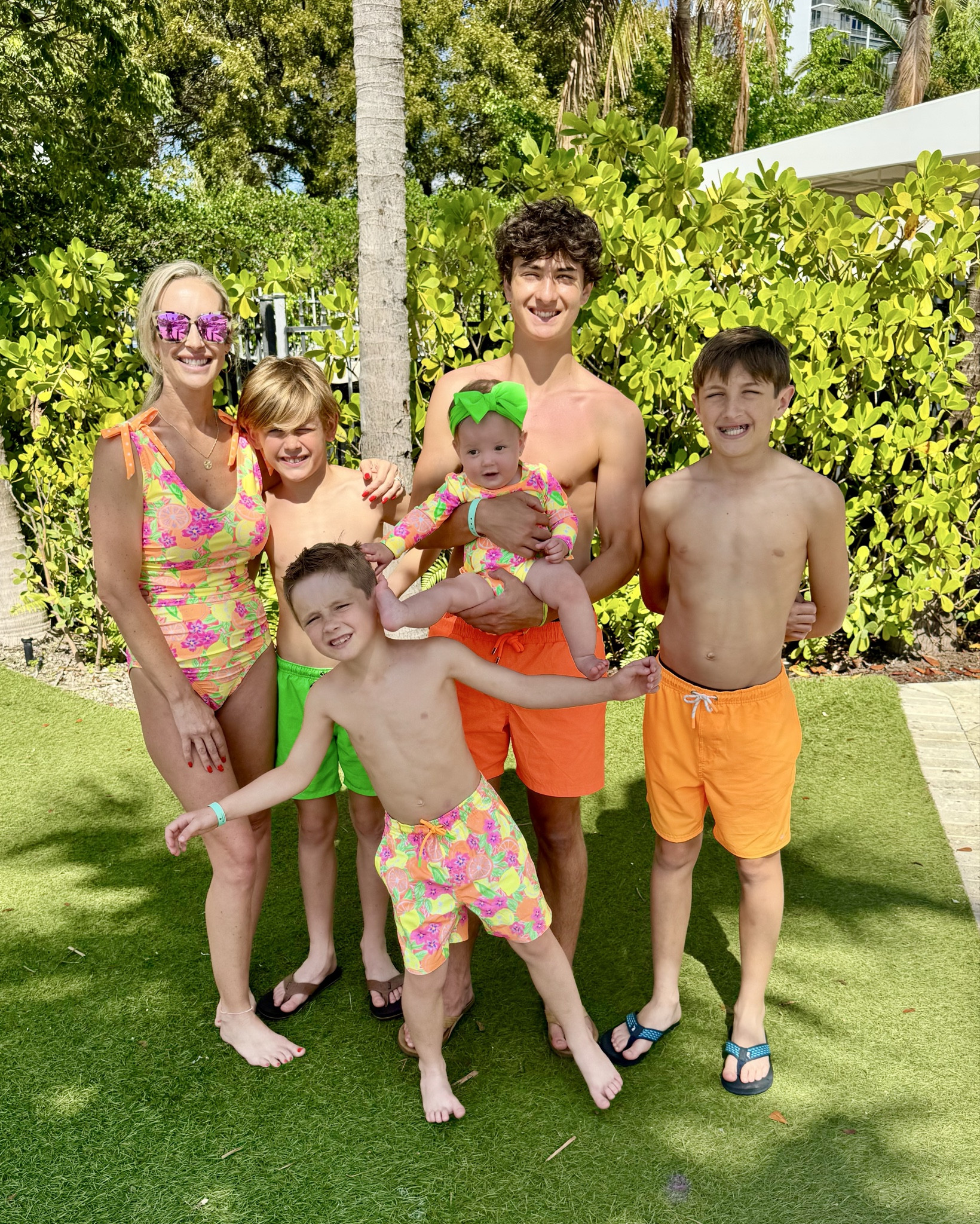 Family matching swim. Sibling sets. Matchy matchy. Summer vacation. Boys swim trunks. Spring break  

#LTKKids #LTKSwim