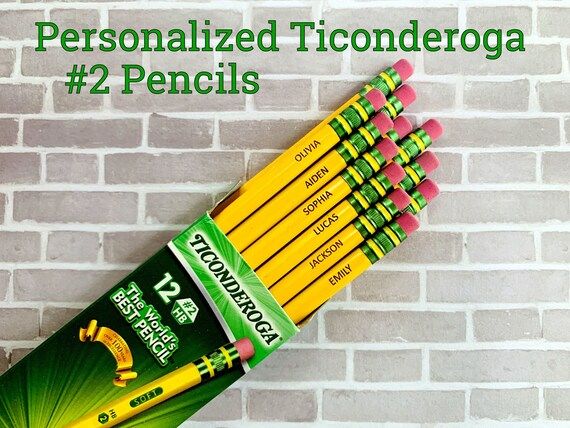 Personalized Pencils  Engraved Pencils  Back to School  12 - Etsy | Etsy (US)