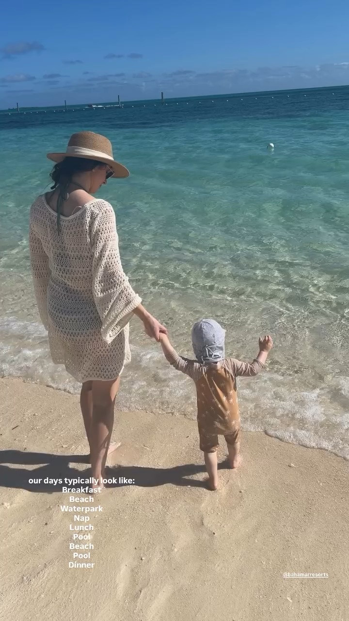 Linking Rhys swimsuit in a similar color! We love these Caden Lane rash guard rompers☀️

#LTKBaby #LTKTravel #LTKSwim