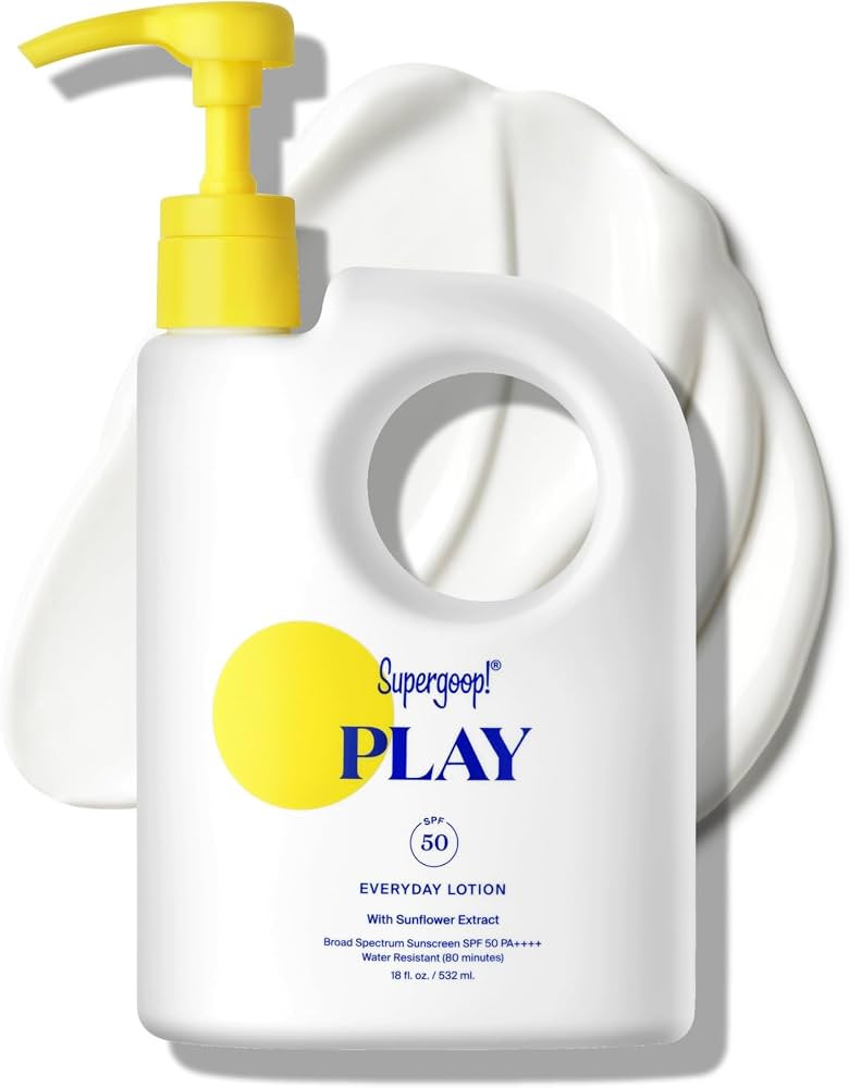 Supergoop! PLAY Everyday Lotion SPF 50 for Sensitive Skin - Broad Spectrum Body & Face Sunscreen ... | Amazon (US)