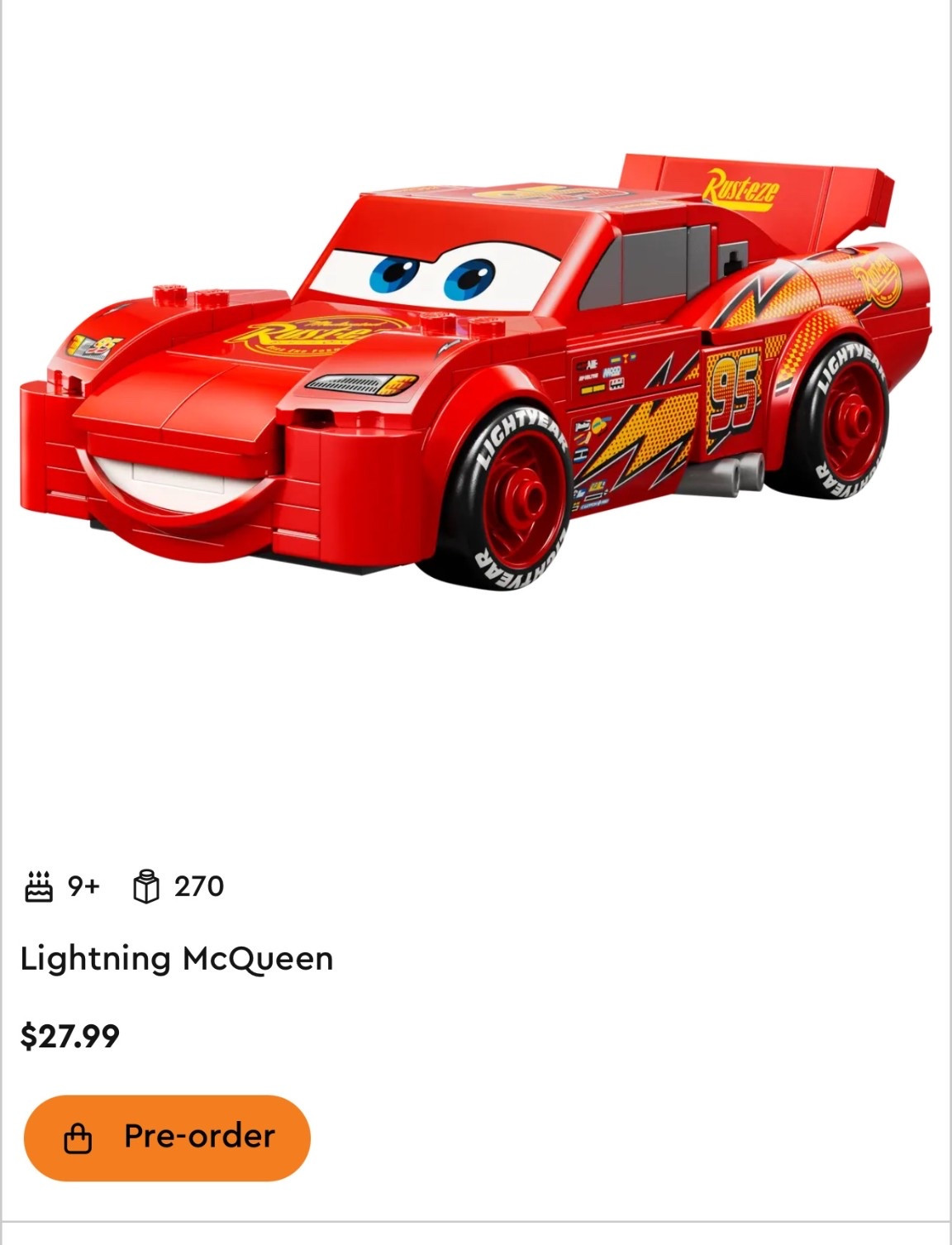 Lightning McQueen Lego ready for preorder 😍😍


#LTKSeasonal #LTKKids #LTKMens