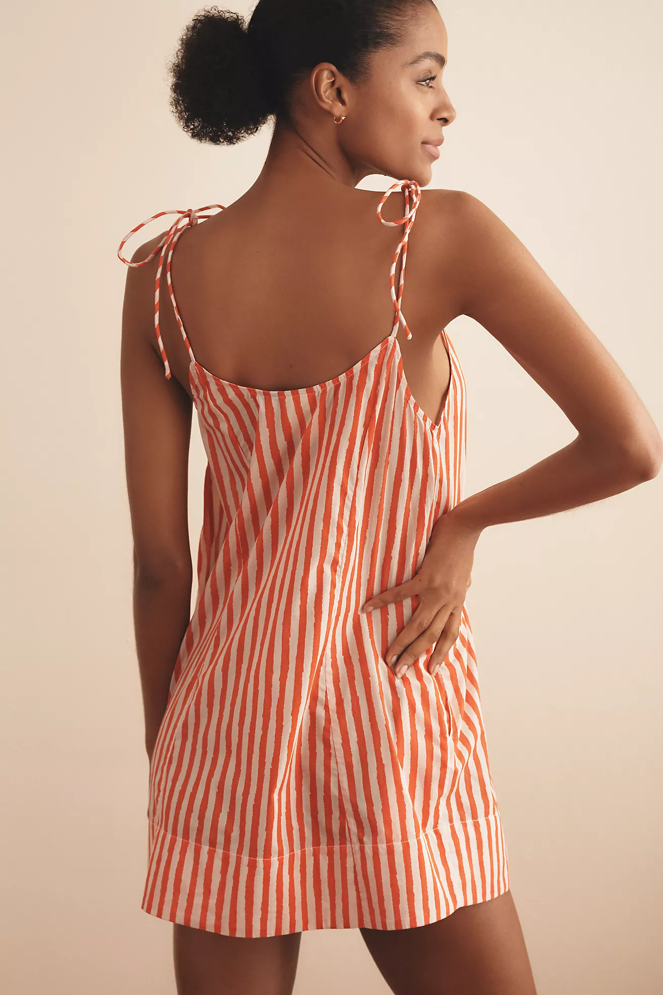 Farm Rio x Anthropologie Tie-Strap Mini Nap Dress | Anthropologie (US)