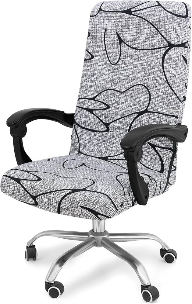 Smiry Stretch Printed Office Computer Chair Covers, Universal Desk Rotating Chair Slipcovers Remo... | Amazon (US)