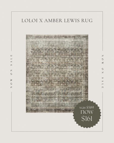 Loloi x Amber Lewis rug on HUGE sale



#LTKsalealert #LTKhome