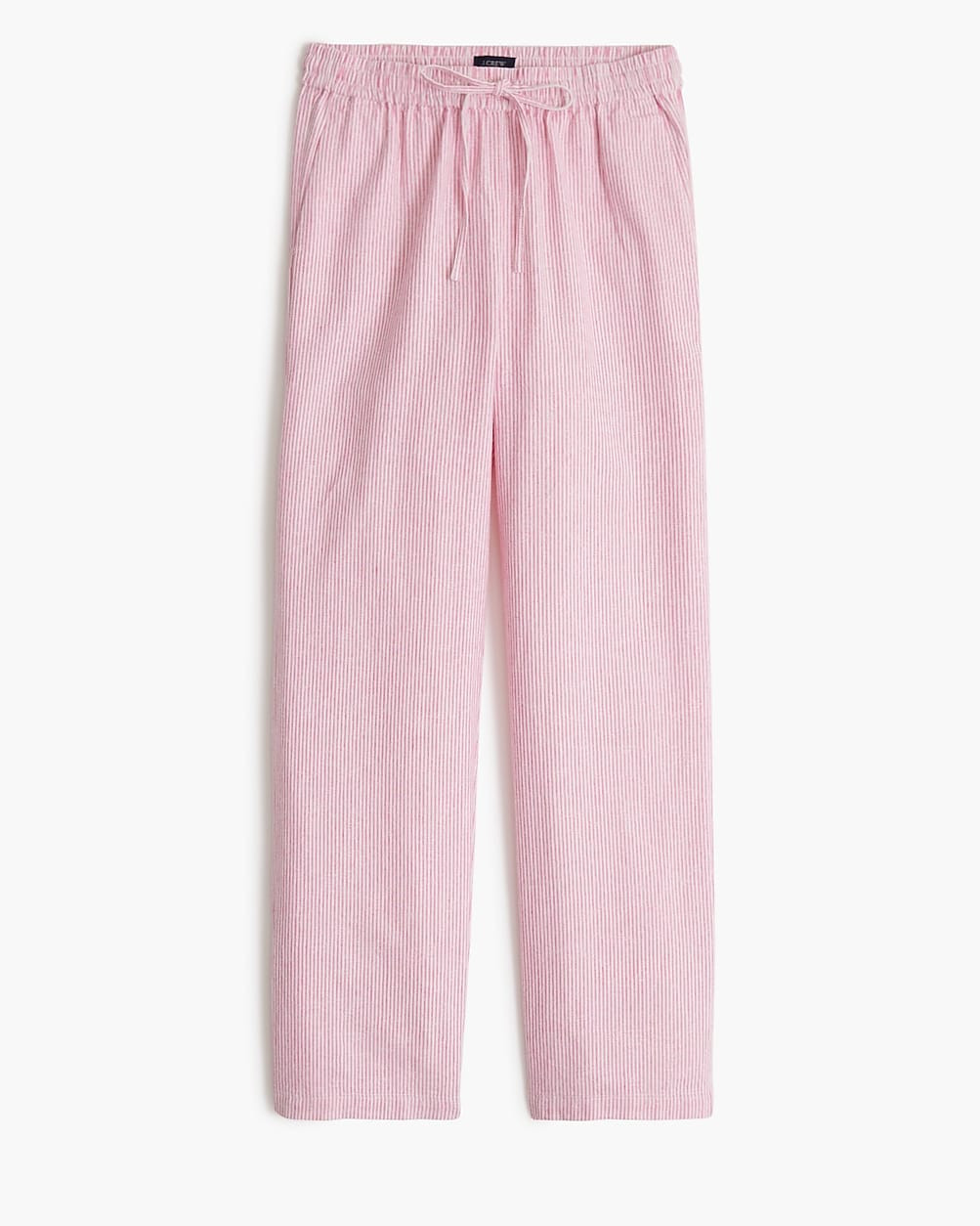Linen-blend slim wide-leg drawstring pant | J.Crew Factory