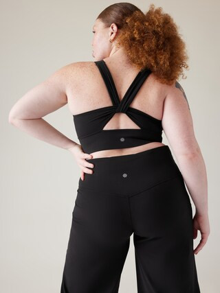 Warrior Twist Longline Bra D-DD | Athleta Canada