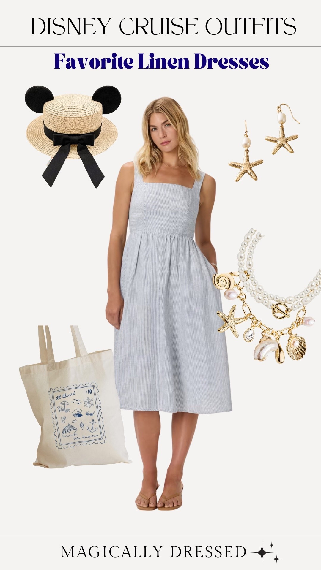 Easy, breezy, nautical Disney chic ✨
This linen dress was perfect for Disney Cruise days, cool, comfy, and still cute enough for dinner on the ship 🚢🌊
Linked so you can pack it too 💙⚓️

#LTKTravel