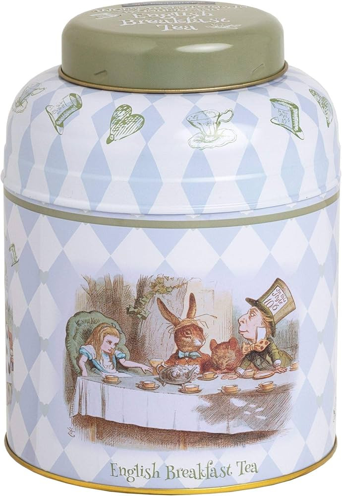 New English Teas Alice in Wonderland Mad Hatter Tea Caddy – 80 English Breakfast Teabags – Co... | Amazon (CA)