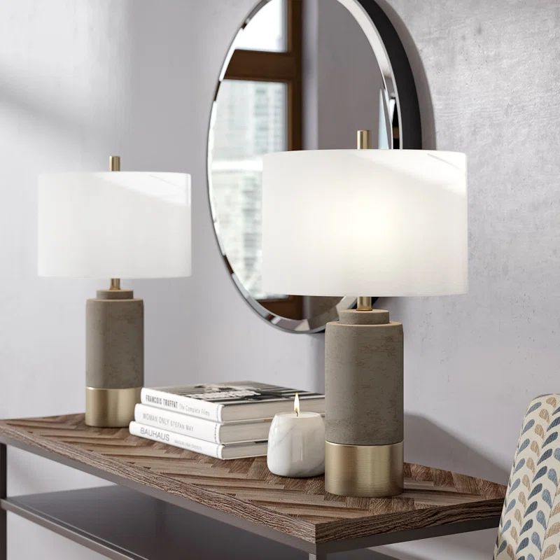 Choudhury Concrete Table Lamp (Set of 2) | Wayfair North America