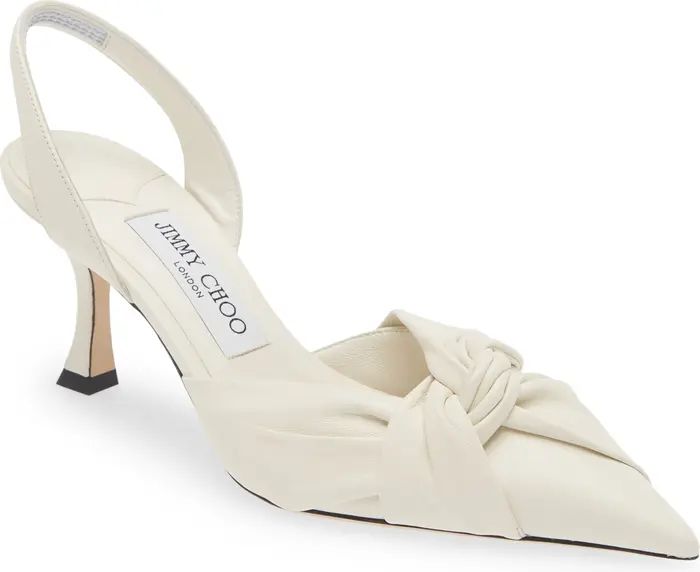 Hedera Knot Pointed Toe Slingback Pump (Women) | Nordstrom