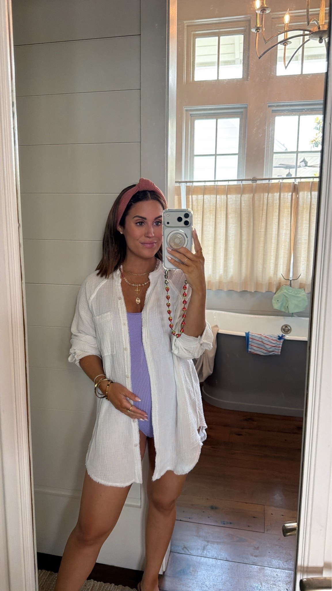 Today’s beach day look! Linking my entire look here including my swimsuit (bump friendly!) and my coverup from Aerie! 

Vacation outfits || beach outfit || women’s swimsuits || bump friendly summer ||

#LTKBump #LTKSwim #LTKootd