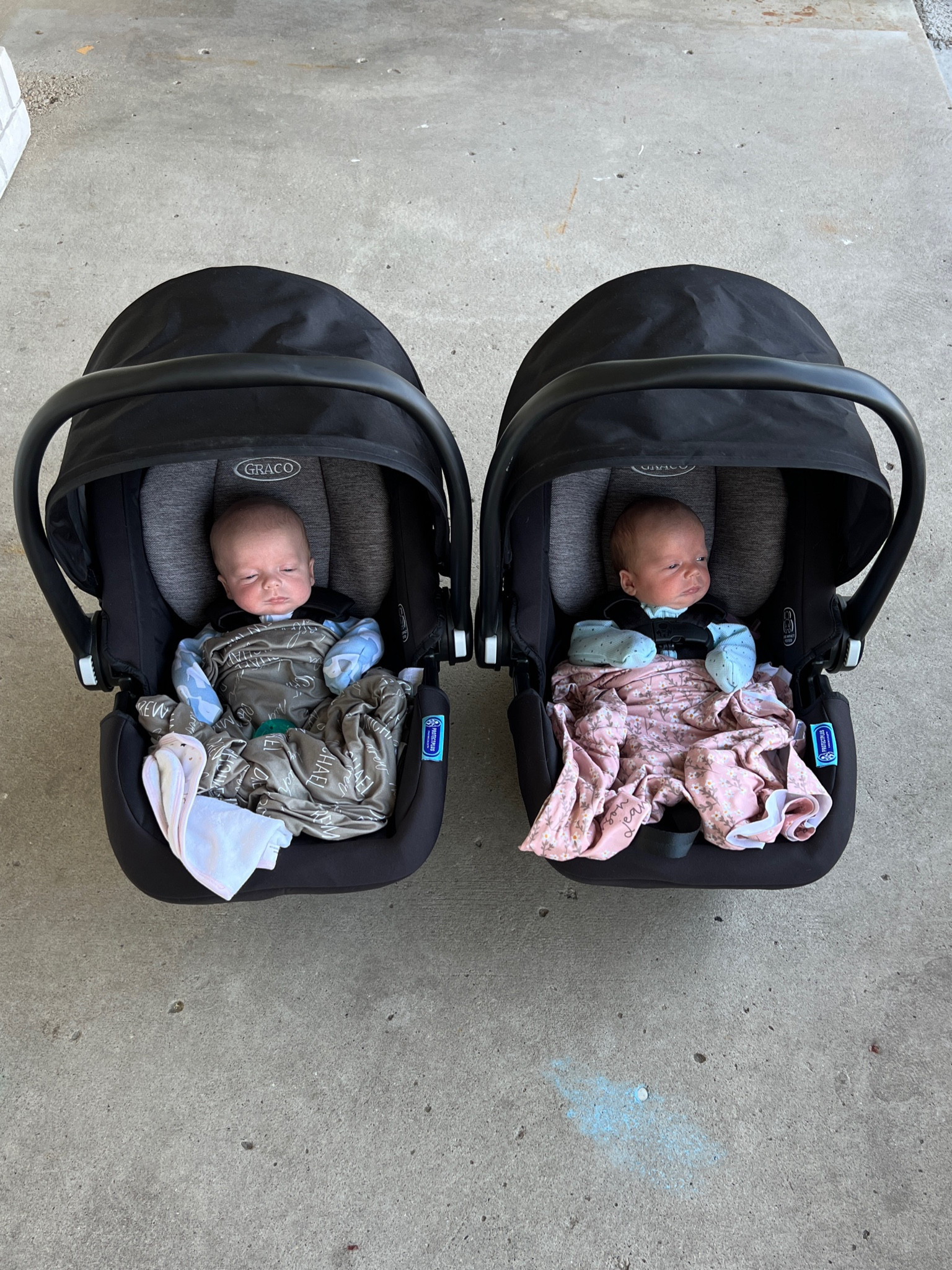 Our Target Graco infant car seats for the twins. They are really lightweight which is our favorite part. 😊

#LTKbaby #LTKbump #LTKkids
