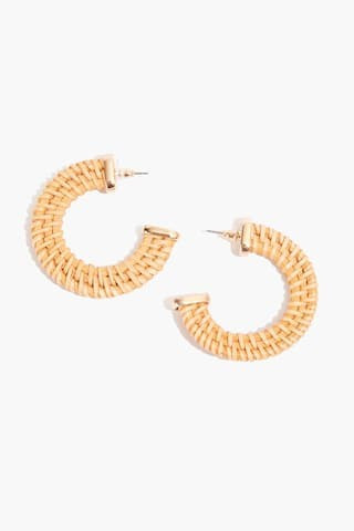 Wicker Hoop Earrings | Forever 21 (US)