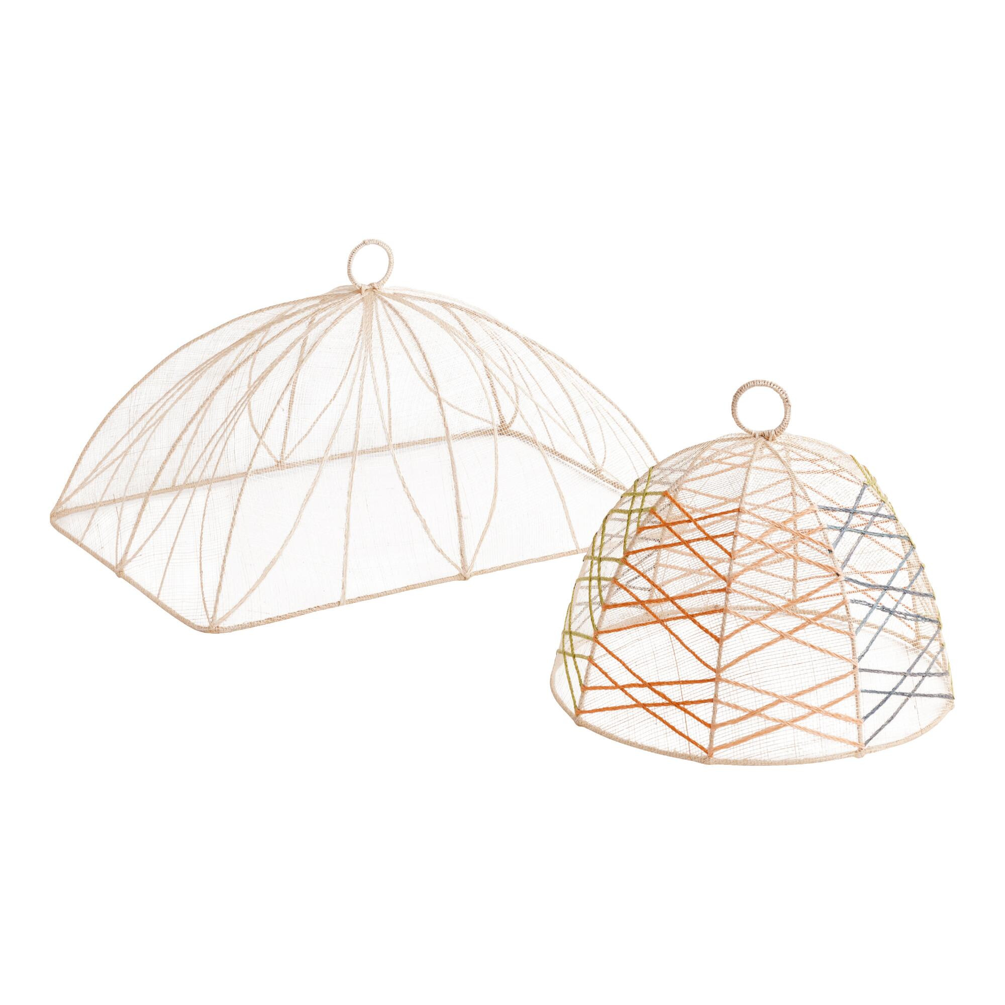 Natural Fiber Mesh Outdoor Food Cover Collection | World Market