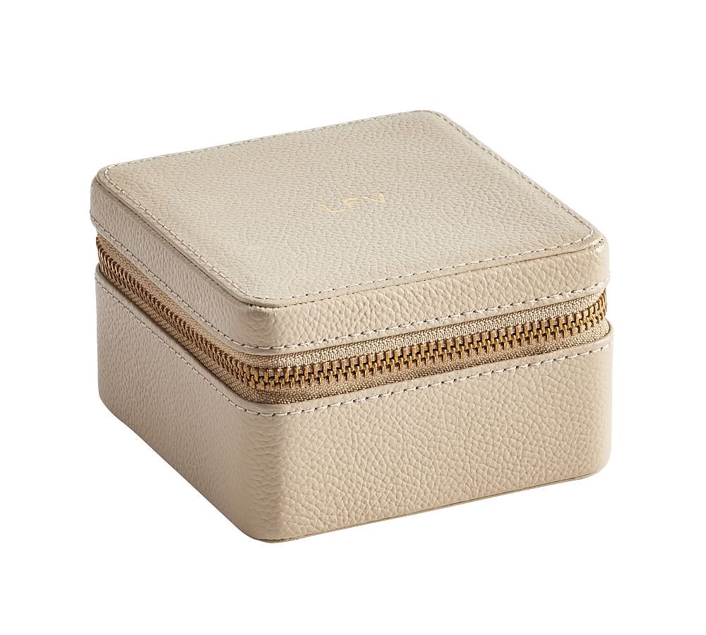 Quinn Leather Jewelry Storage Collection - Foil Debossed | Pottery Barn (US)