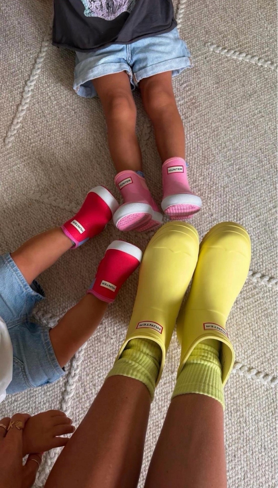 @hunter boots for the whole family! ☔️🌈

#LTKmomlife #LTKBaby #LTKKids