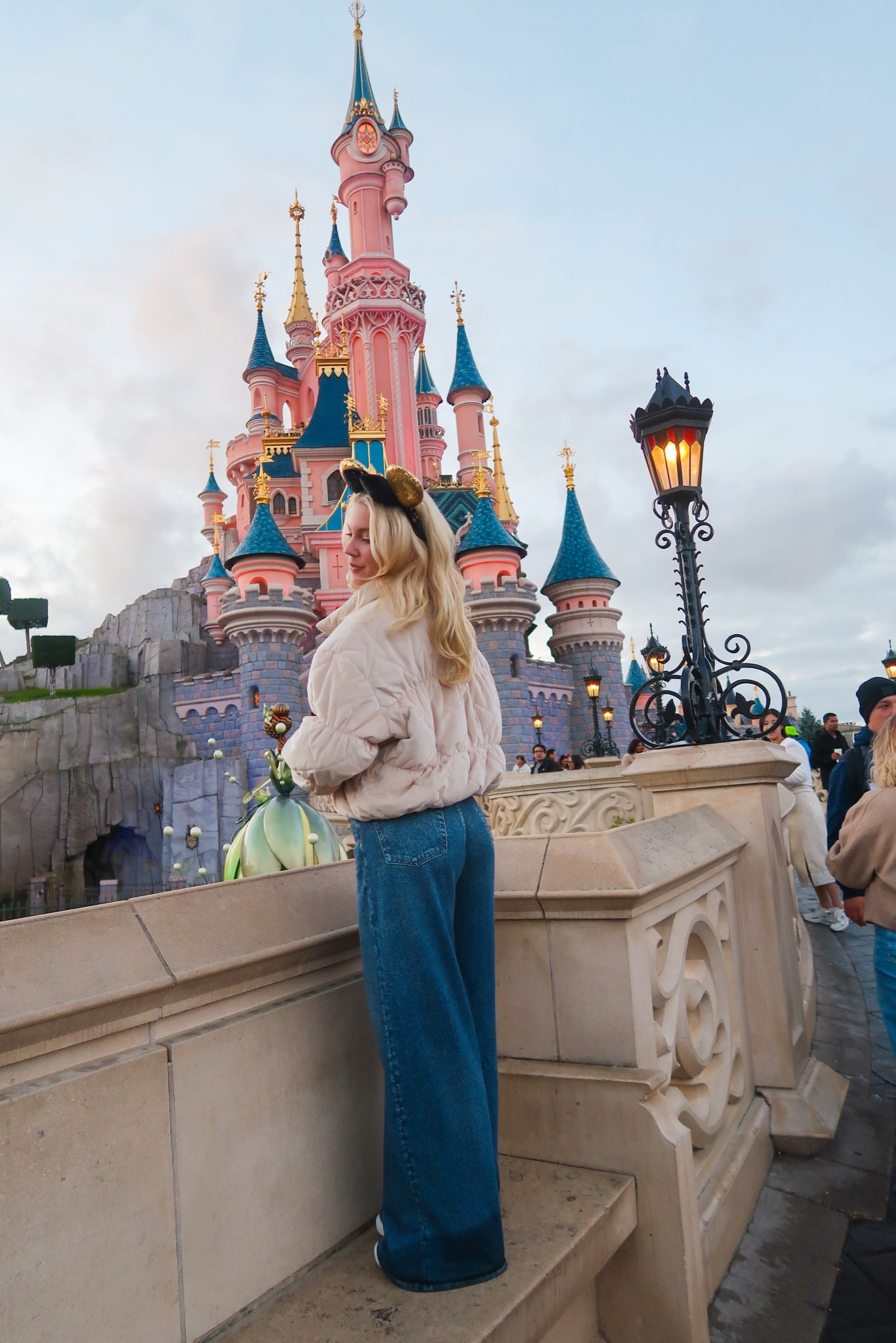 Disney Paris in October🎃✨💖 the coat is the Cosmic Quilted Velvet Puffer by Sadie and Sage. 

#LTKSeasonal #LTKHalloween #LTKPetite