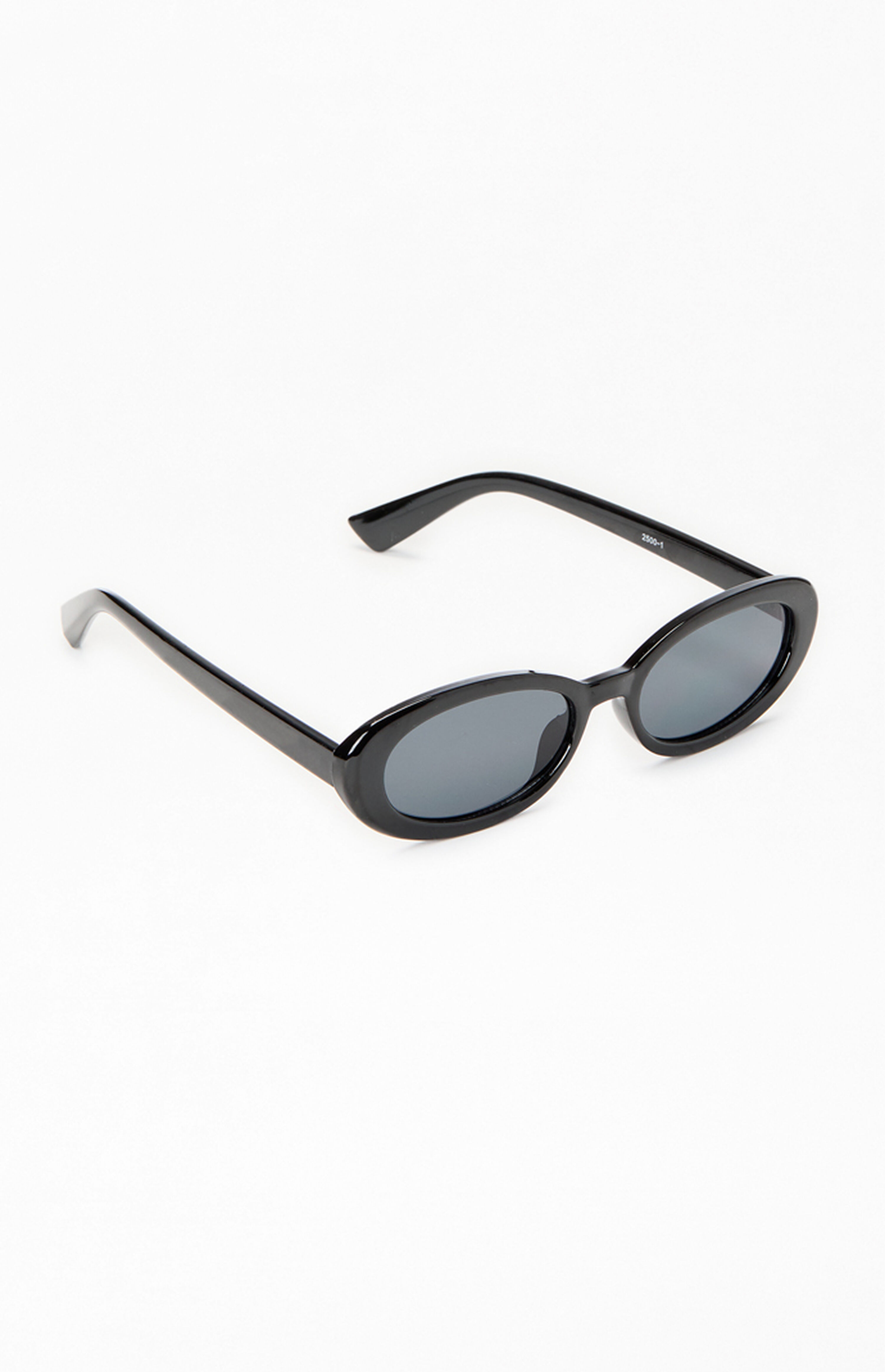 PacSun Black Oval Frame Sunglasses | PacSun