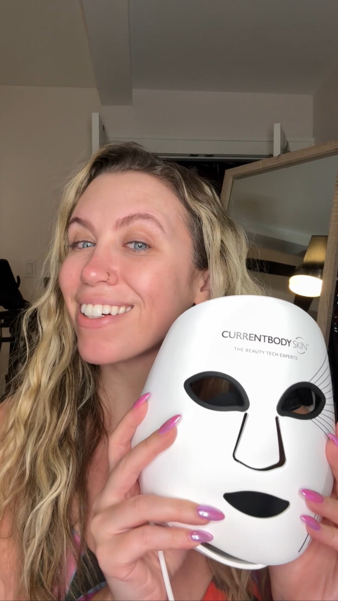 The best LED red light therapy mask on the market! CurrentBody Series 2 LED red light therapy mask’s LEDs are evenly distributed and precisely spaced across the face for the best results! USE CODE: JACKIELED for 10% off

#LTKOver40 #LTKSaleAlert #LTKBeauty