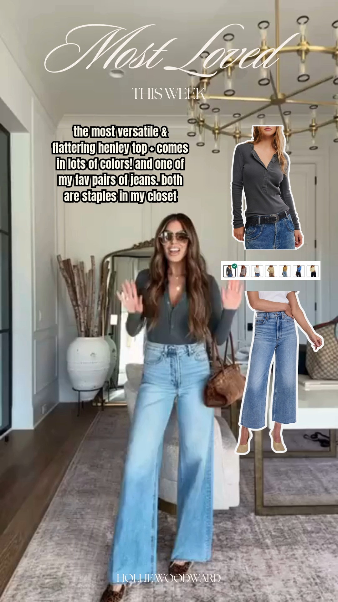 wearing 27 in denim and small top 🫶🏼 

 