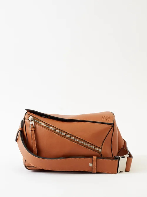 Loewe - Puzzle Leather Cross-body Bag - Mens - Tan | Matches (UK)