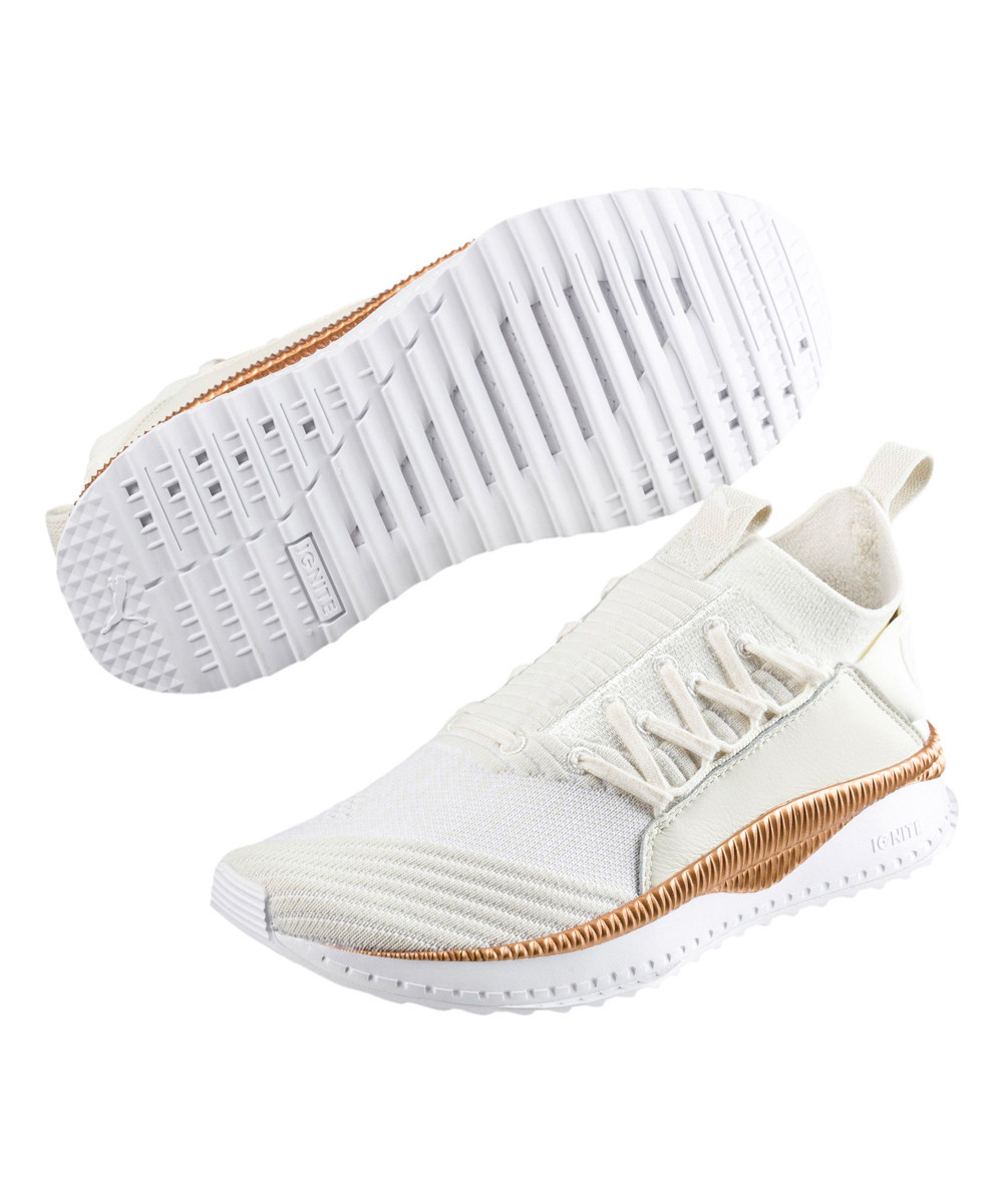 PUMA Women's Sneakers Whisper - Whisper White & Rose Gold Tsugi Jun Sneaker - Women | Zulily