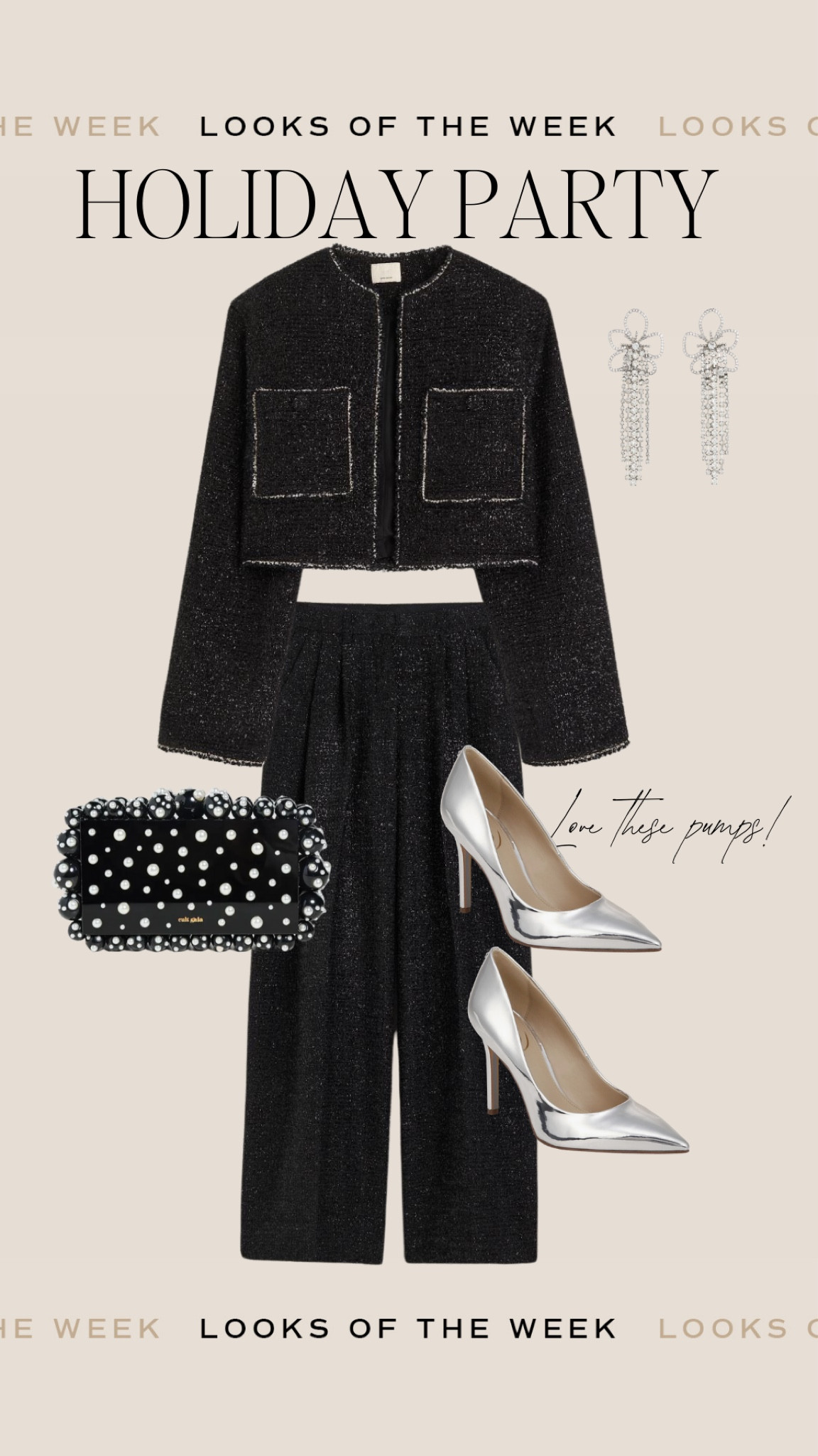 Christmas party outfit ideas styled by Becky 