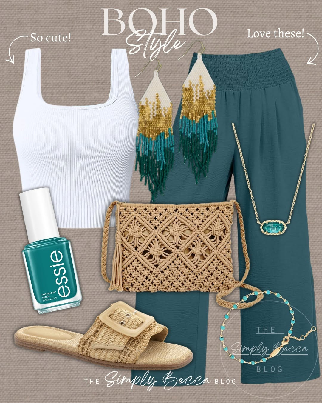 Perfect little summer pants - Everyday summer looks that are cute, comfy, and practical. 

 #ltkwomens #summeroutfits #summerpantd #wovenclutch #wovenslides #LTKgrwm #LTKootd #LTKSeasonal