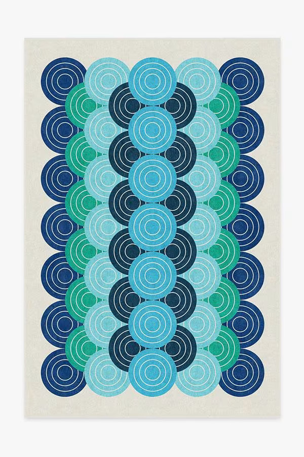 Jonathan Adler Biba Blue Green Rug | Ruggable