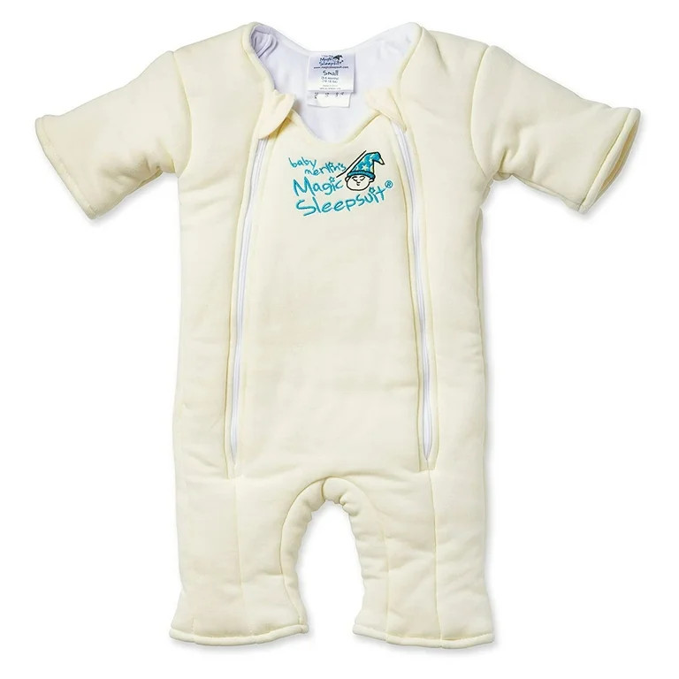 Baby Merlin's Magic Sleepsuit 100% Cotton Baby Sleepsack, Cream, Size 3-6 Months | Walmart (US)