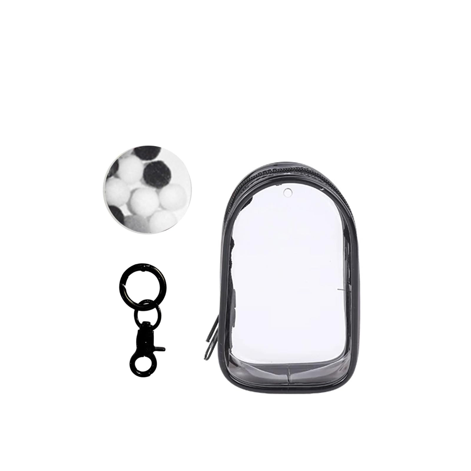 Clear Figure Display Bag with Keychain for Mystery Box Mini Figures Doll Carrying Display Case Ke... | Amazon (US)