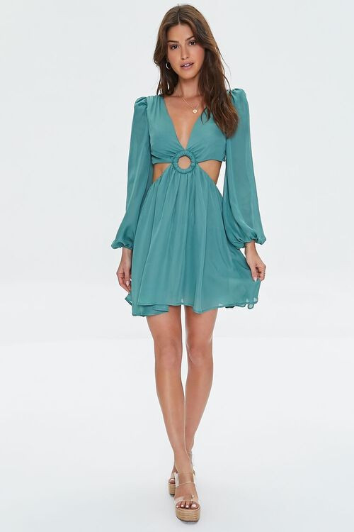 Plunging Cutout Mini Dress | Forever 21 | Forever 21 (US)