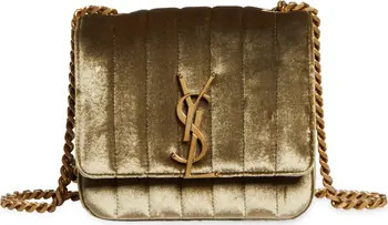 Saint Laurent Small Vicky Velvet Crossbody Bag | Nordstrom | Nordstrom