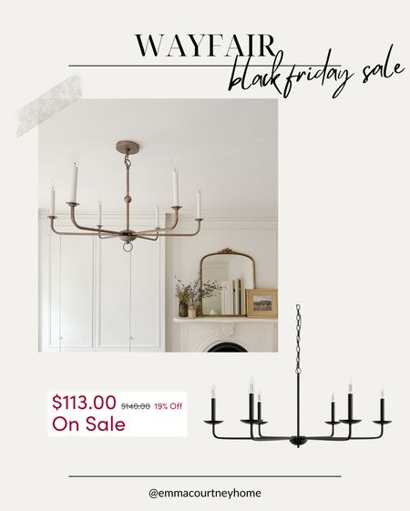 This chandelier I used for my look for less project is on sale at wayfair for Black Friday! Don’t miss this price 

#LTKstyletip #LTKCyberWeek #LTKhome