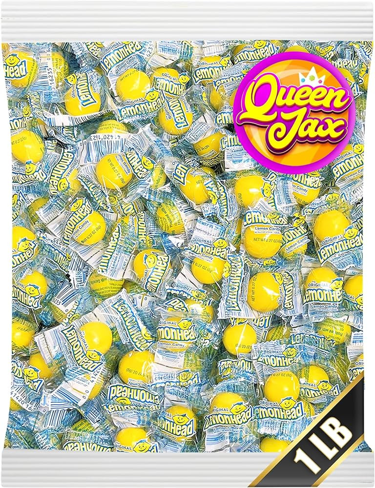 Lemonheads Candy - Lemon Candy - 1 LB Bag - Lemon Heads - Lemon Heads Large Bulk Candy - Lemonhea... | Amazon (US)