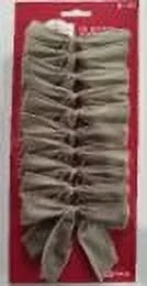 Light Brown Velvet Decorative Christmas Bows, 10 Count, by Holiday Time | Walmart (US)