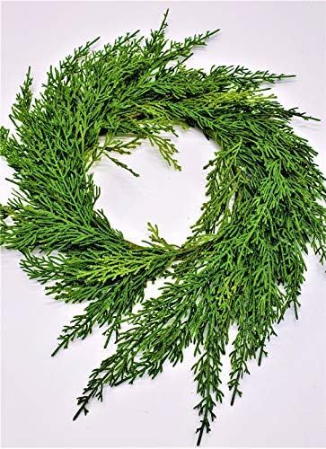 Evron International 4" Beautiful Green Cedar Candle Rings Fall Christmas Decor R841-4. Looks Real... | Amazon (US)