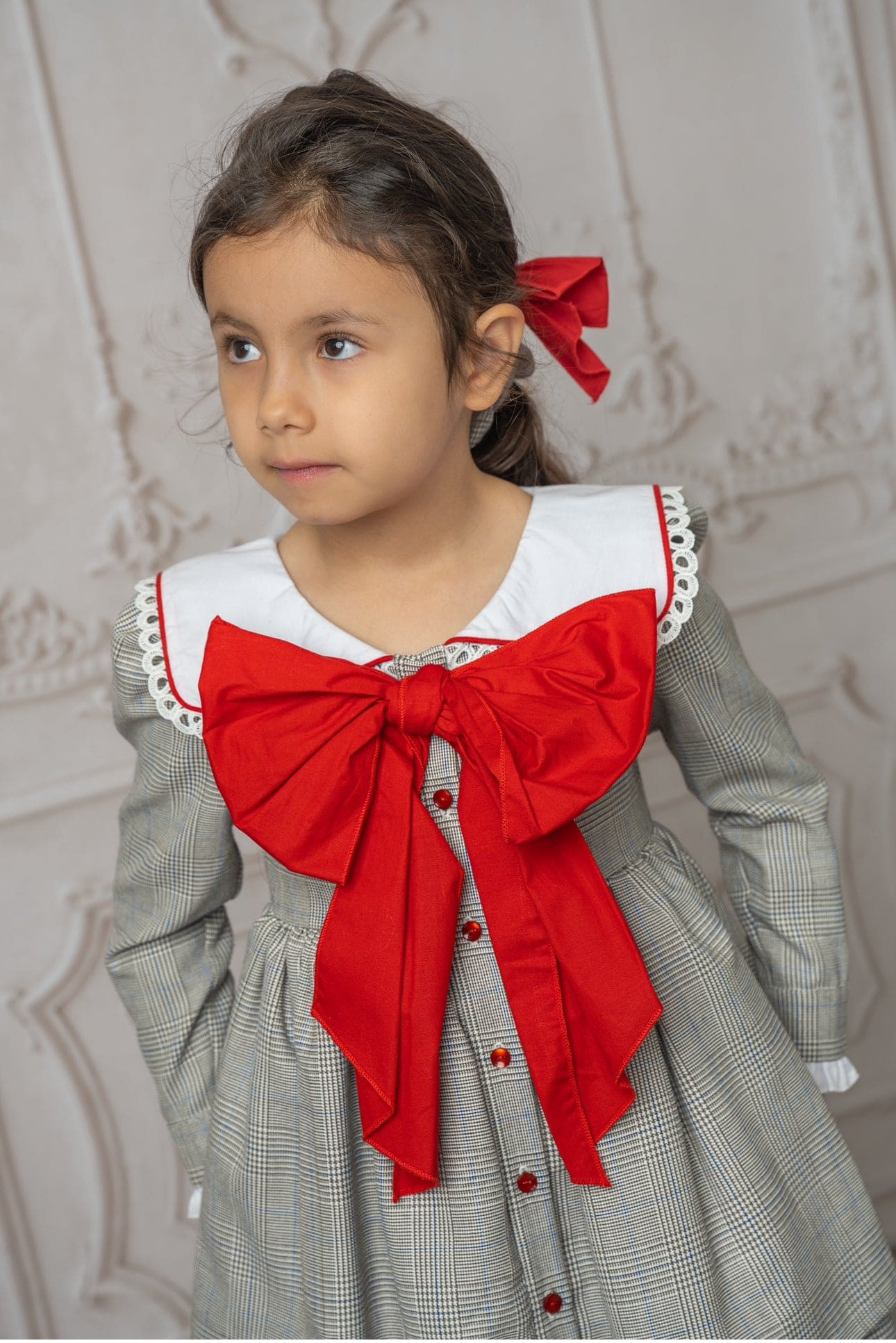 Georgina Tartan Print Scrunchie | petite maison kids