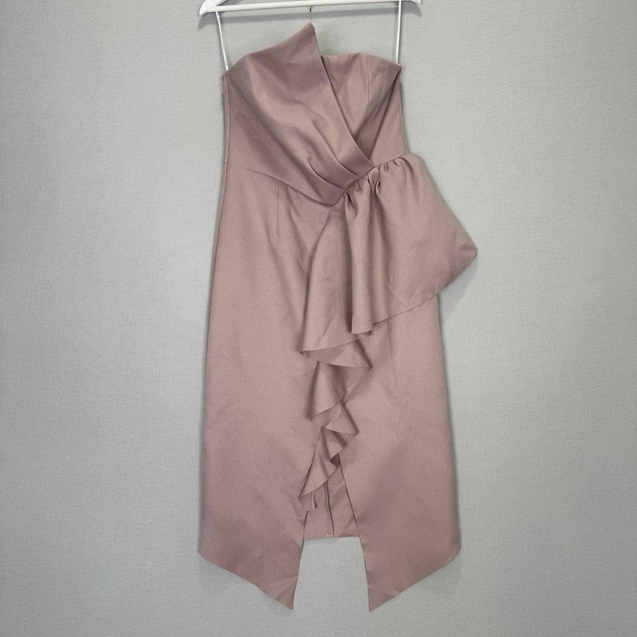 ELLIATT Reception Dress Womens Large Iris Pink Crepe... | Depop US