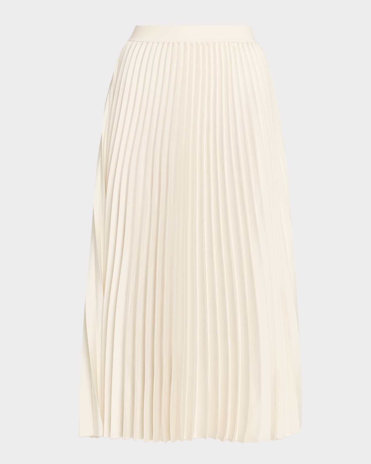SIMKHAI Melanie Pleated Midi Skirt | Neiman Marcus