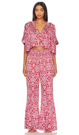 x Intimately FP Misty Mornings Sleep Set In Red Combo | Revolve Clothing (Global)