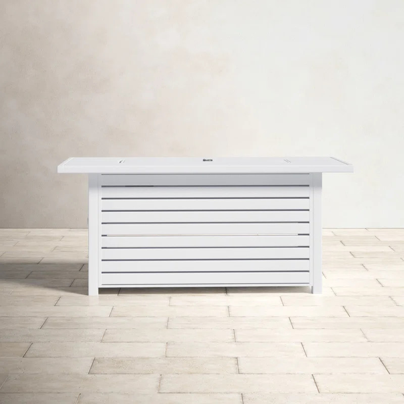 Lebeau 25'' H Steel Outdoor Fire Pit Table with Lid | Wayfair North America