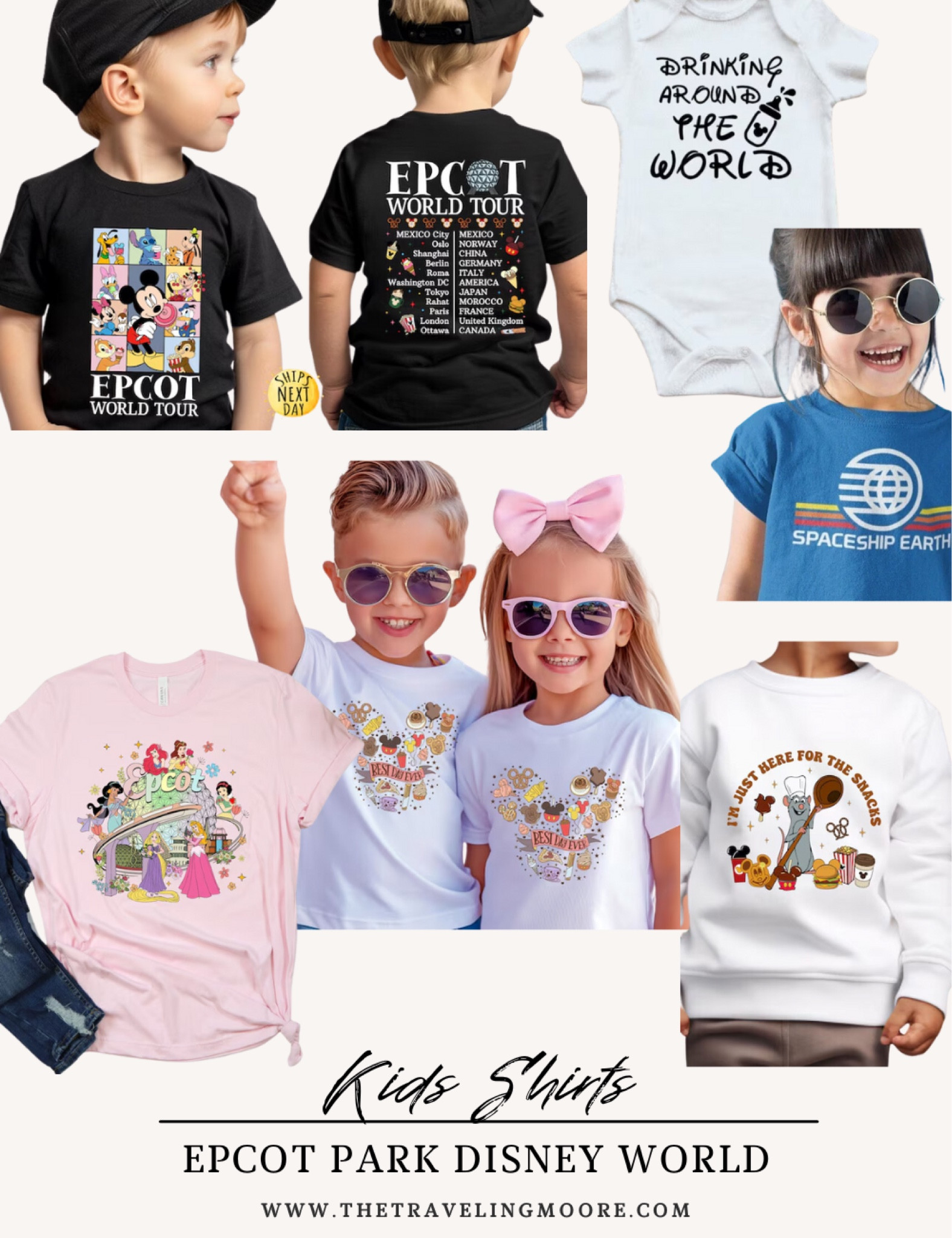 Kids shirts for Epcot park at Disney World 

#LTKTravel #LTKKids