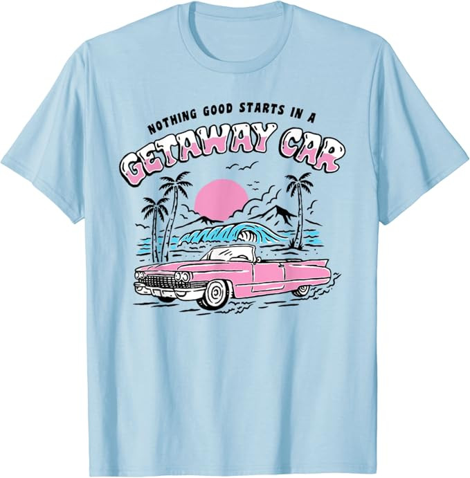 Vintage Nothing Good in a Car Retro T-Shirt | Amazon (US)