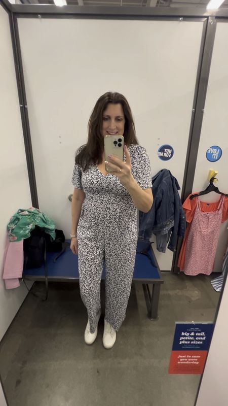 This adorable floral jumpsuit has a puffy sleeve detail and is comfy on.  It’s 44.99 with an extra 30% off! This outfit is a perfect Spring piece to add to your closet! 

#LTKfindsunder50 #LTKSpringSale #LTKsalealert