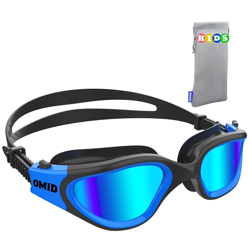 OMID Kids Swim Goggles, P2mini Polarized Swimming Goggles Comfortable for Age 6-14 | Amazon (US)